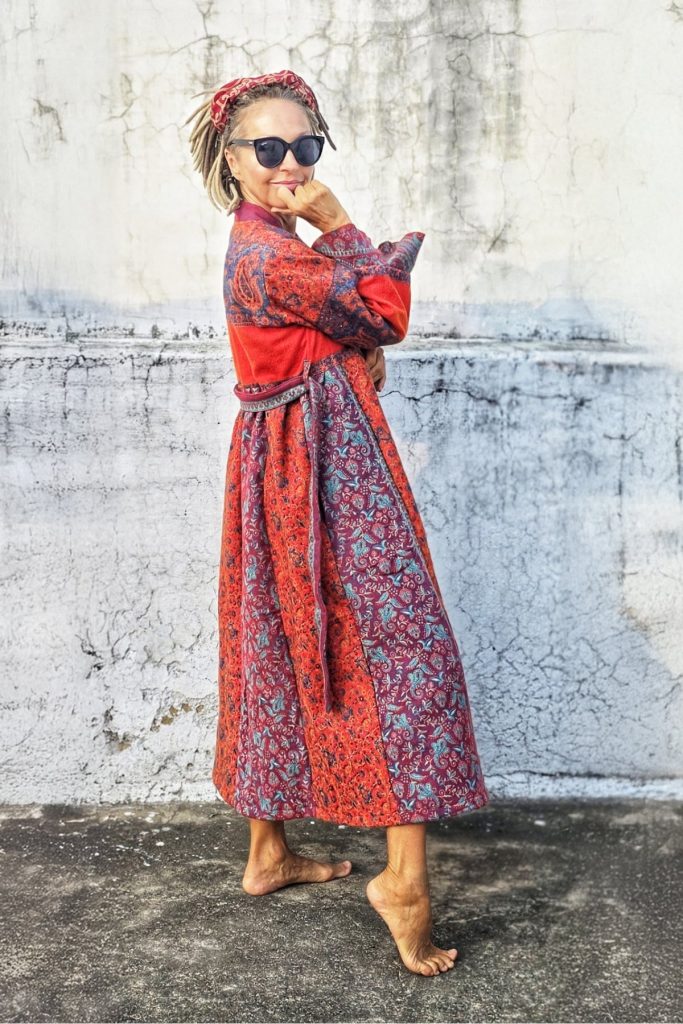 Płaszcz / kimono we wzór paisley [kolor 4]