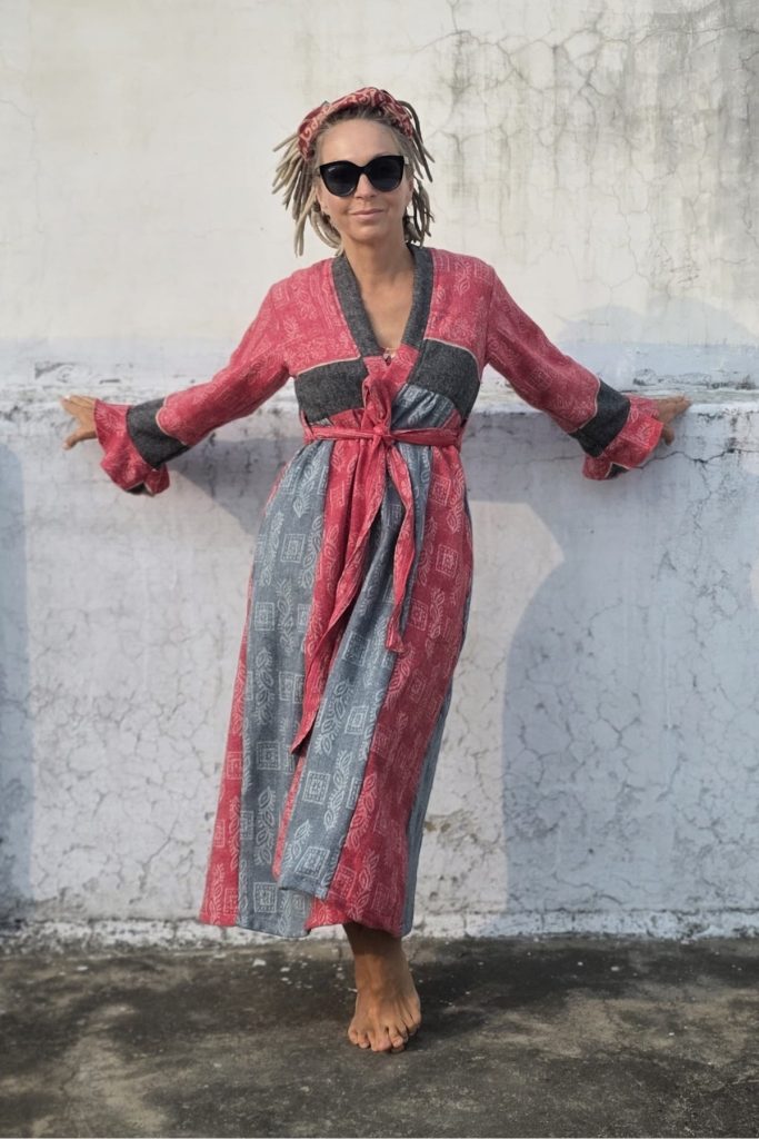 Płaszcz / kimono we wzór paisley [kolor 3]