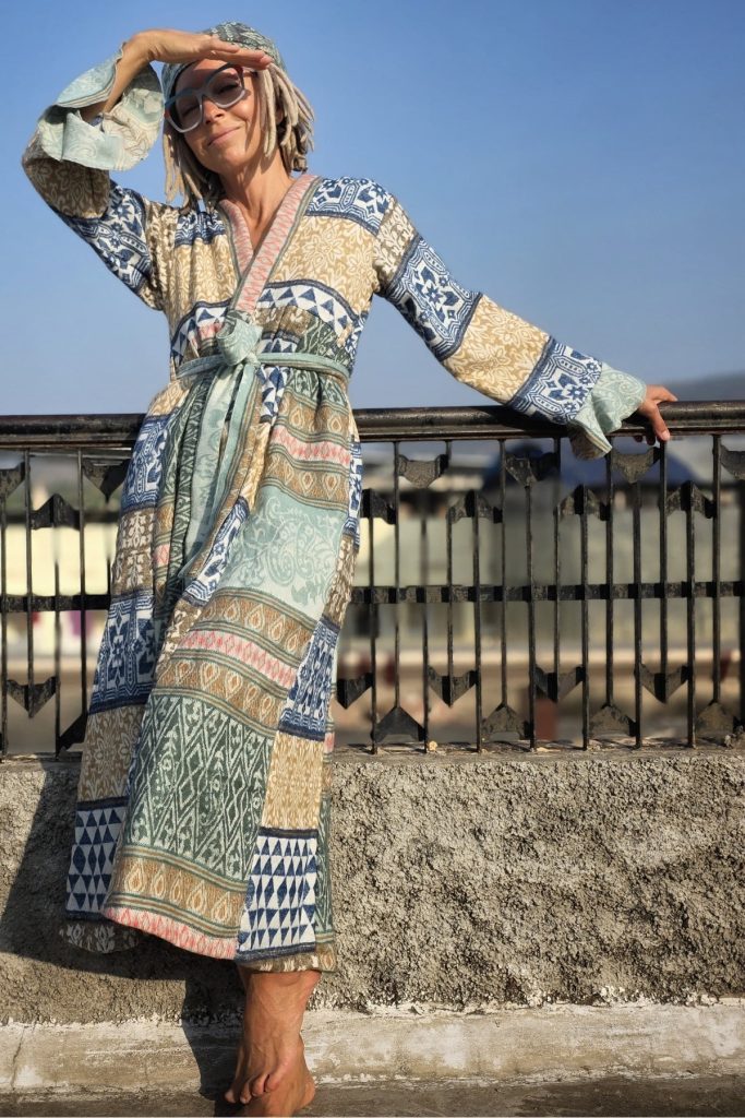 Płaszcz / kimono we wzór paisley