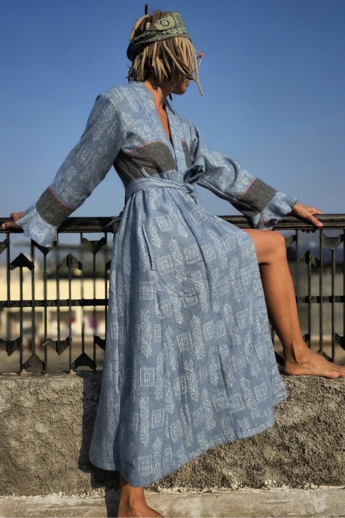 Płaszcz / kimono we wzór paisley [kolor 2]