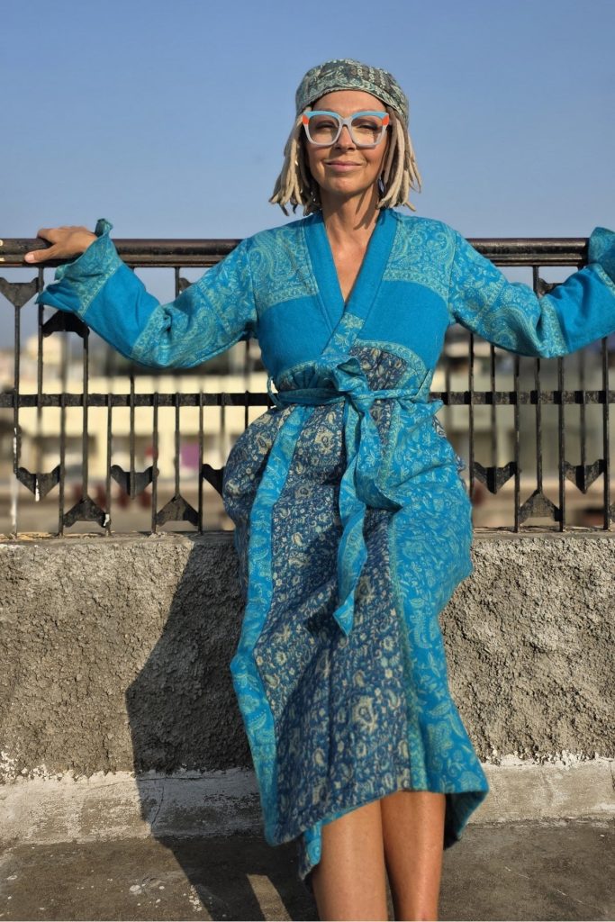 Płaszcz / kimono we wzór paisley [kolor 5]